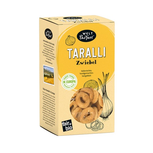 Bio Taralli mit Zwiebeln 200g