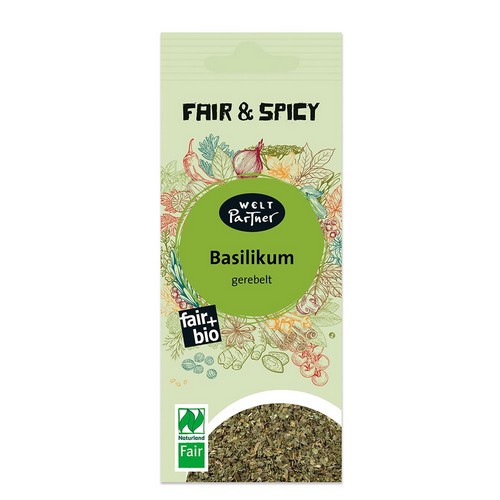 Bio Basilikum, gerebelt, sachet 20g