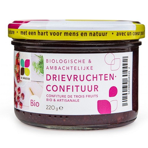 Bio Confiture 3 Fruits 220g | Confitures | Alimentation & Catering ...